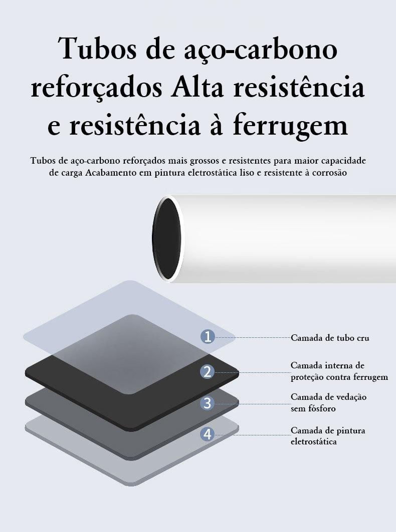 Sapateira Vertical De Parede E Porta 36 Pares Cor Branco