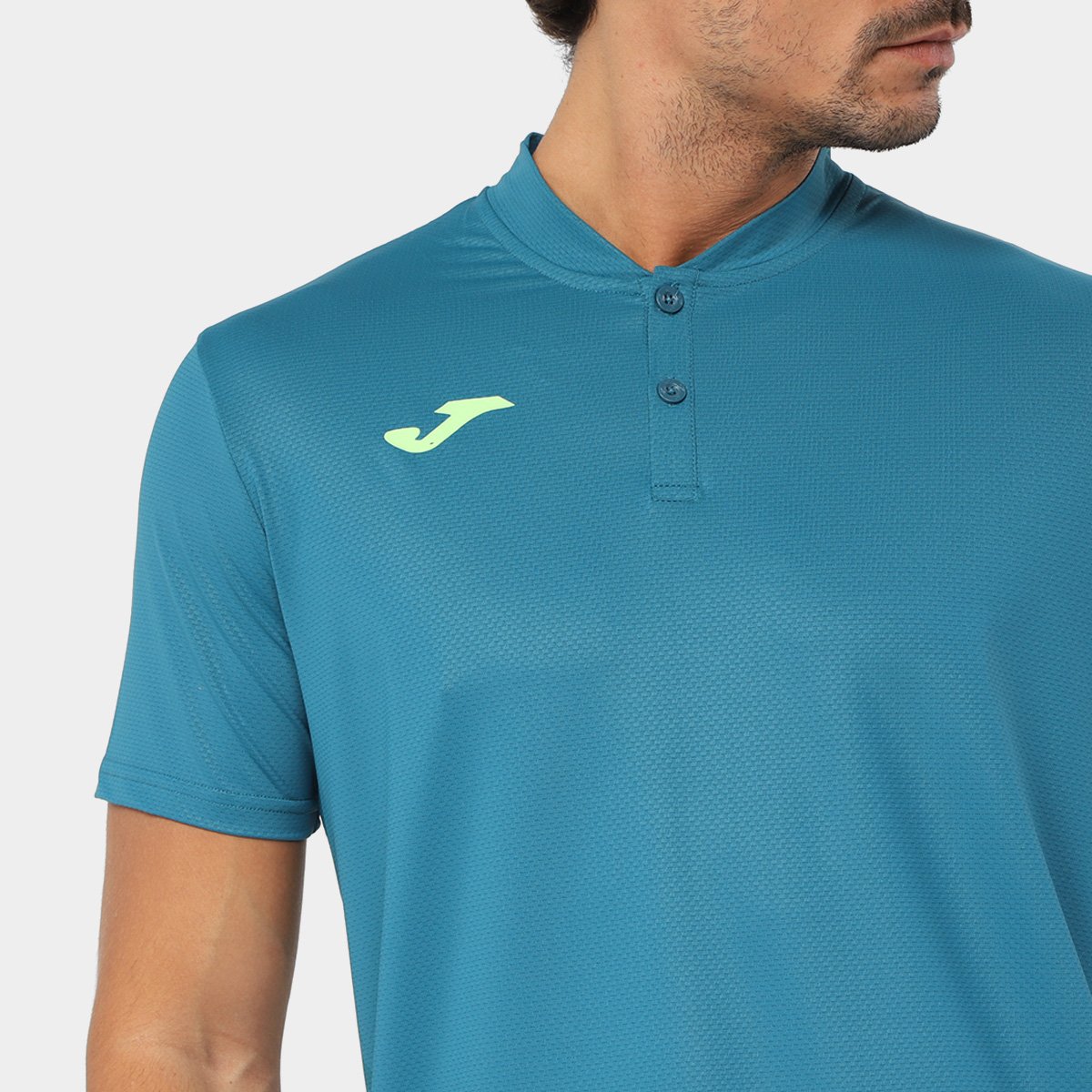 Miniatura Camisa Polo Joma Casual Esportiva Masculina Azul Petróleo - EGG