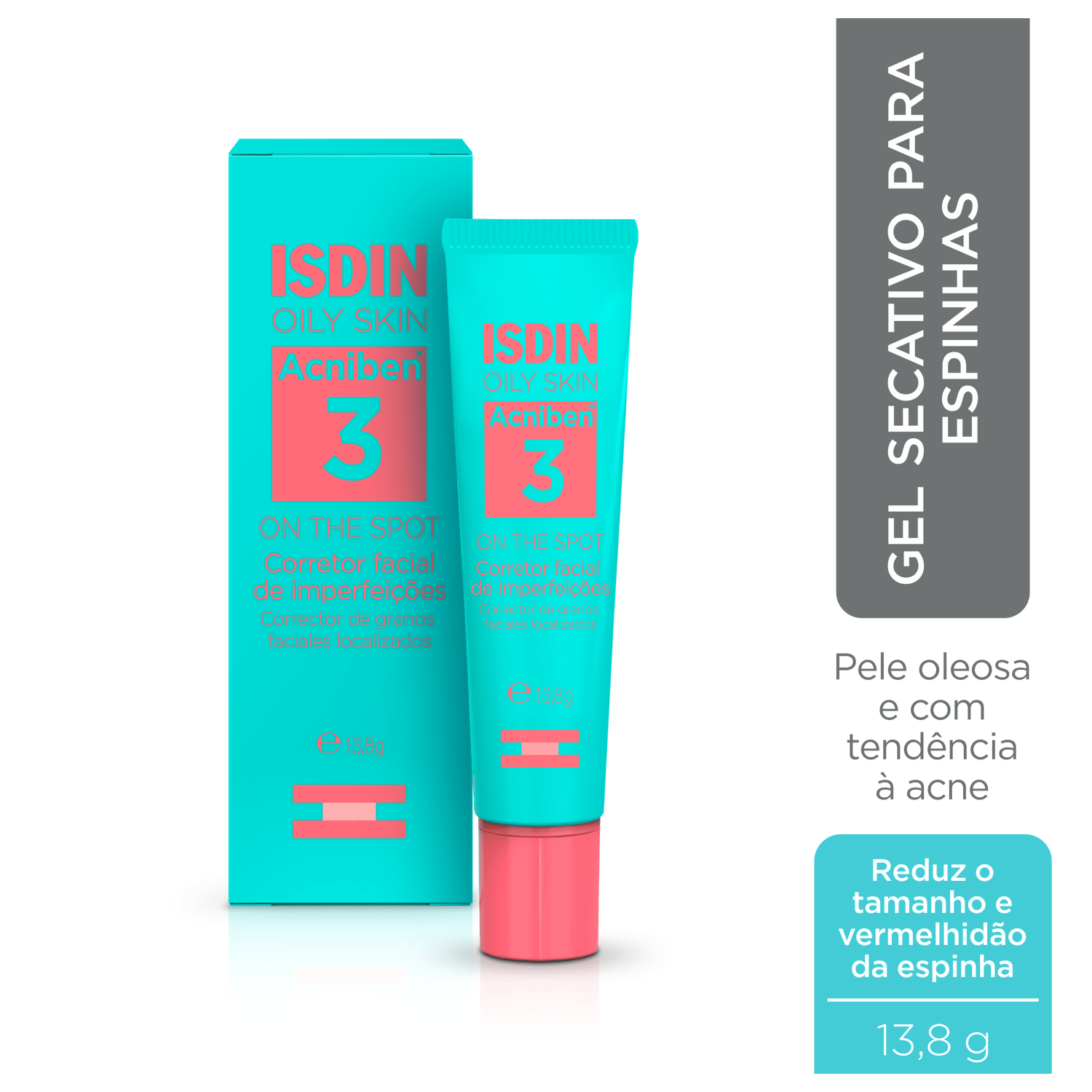 Miniatura ISDIN Acniben - Gel Secativo para Espinhas 13,8g