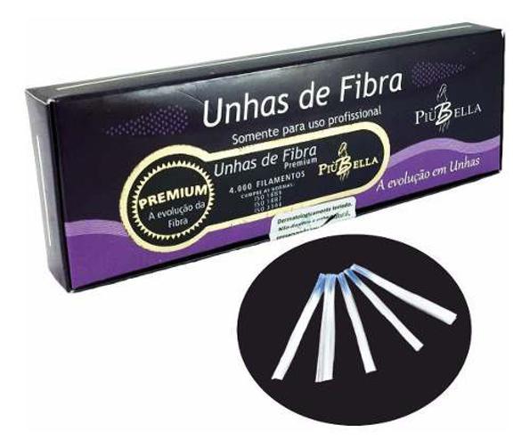 Miniatura Piubella Fibra De Vidro Unhas De Fibra De Vidro 100Un