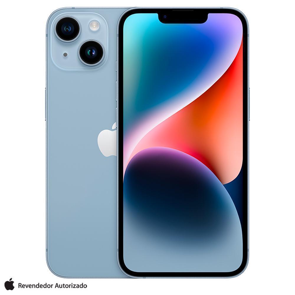 Miniatura iPhone 14 Apple (128GB) Azul, Tela de 6,1", 5G e Câmera de 12MP Bivolt