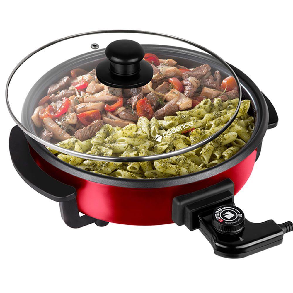 Miniatura Panela Elétrica Cadence Multifuncional Rouge 110V