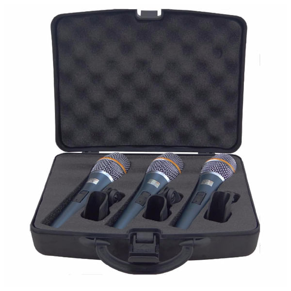 Microfone Profissional K 98 Kit com 3 Peças - Kadosh (K98) Microfone - Kadosh - Kit k98