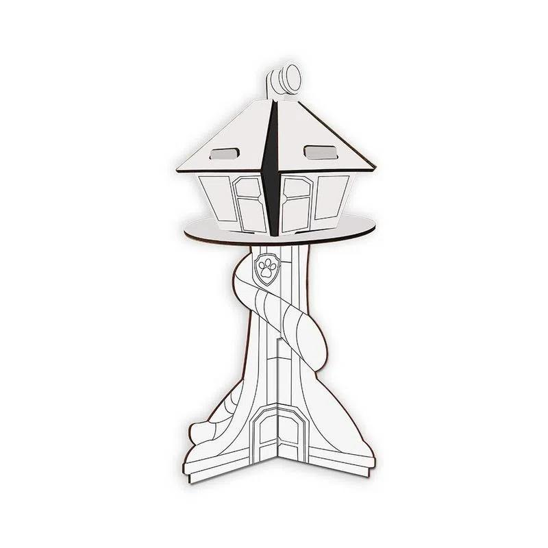 Miniatura Patrulha Canina Torre Para Pintar - Fun F0089-3