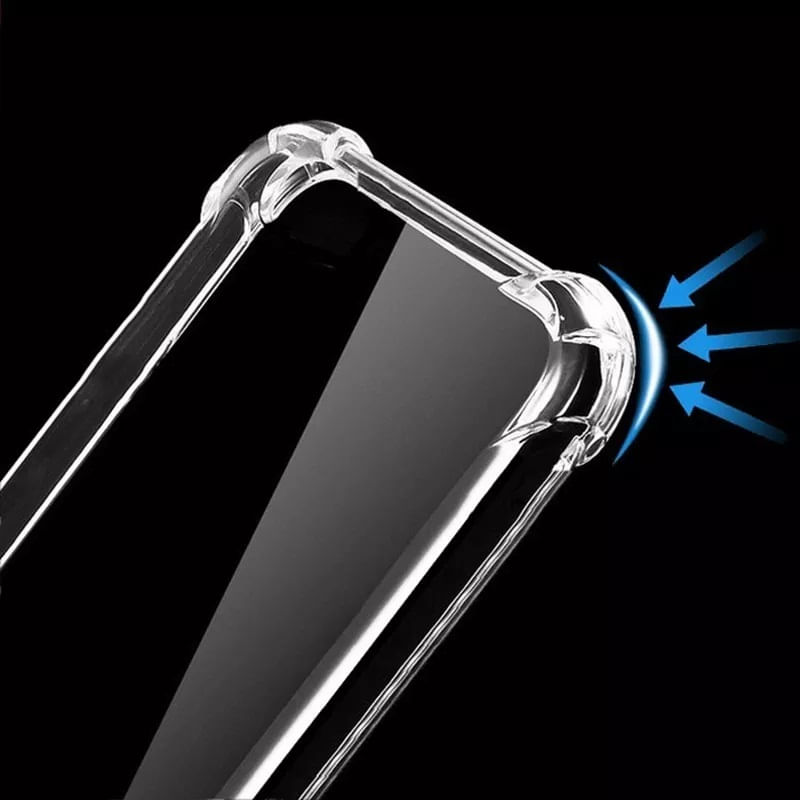 Miniatura Capinha Transparente Antichoque  Samsung A8 Plus A730F