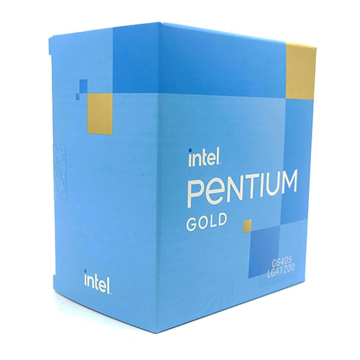 Miniatura Processador Intel Pentium Gold G6405 10 Geração Dual Core