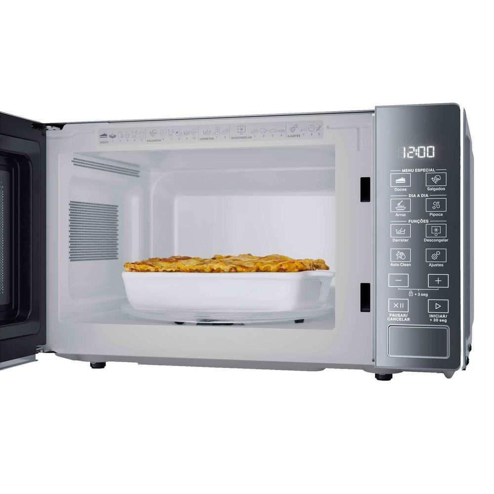 Miniatura Microondas 20 Litros Espelhado BMS20AR Brastemp Inox - 110V