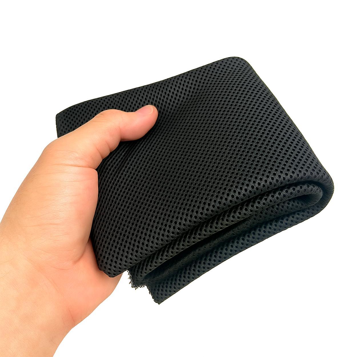 Miniatura Tecido Ortofônico Preto P Telas De Caixas Desom 140Cmx100Cm