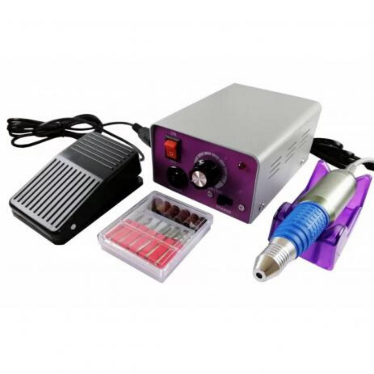 Miniatura Lixa Elétrica Motor Unha Brocas Profissional Gel Manic Fibra