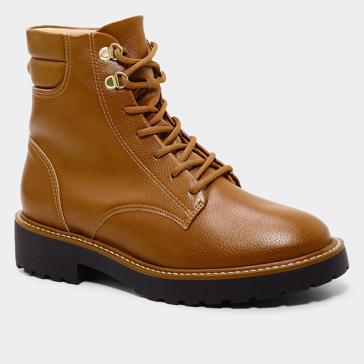 Miniatura Bota Vizzano Tratorada 310310123581 Feminina Caramelo - 34