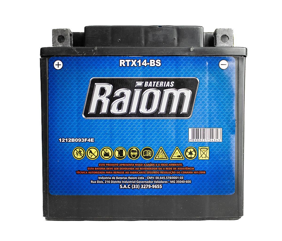 Miniatura Bateria 12V-12Ah Branco Motores 12802121