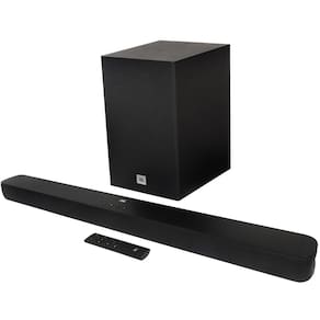 Miniatura Soundbar JBL Cinema SB180 com 2.1 Canais, Bluetooth, ARC HDMI e Subwoofer Sem Fio - 110W