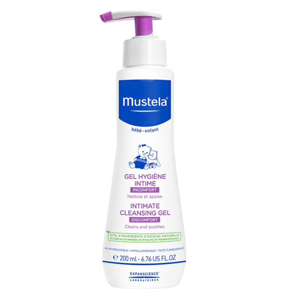 Miniatura Gel Higienizador Mustela Áreas Delicadas 200ml