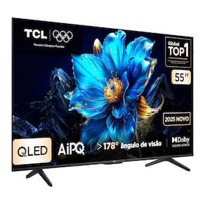 Miniatura Smart TV 55” TCL 55P7K 4K QLED 60Hz HDR10+ Dolby Atmos Dolby Vision Sistema Operacional Google TV