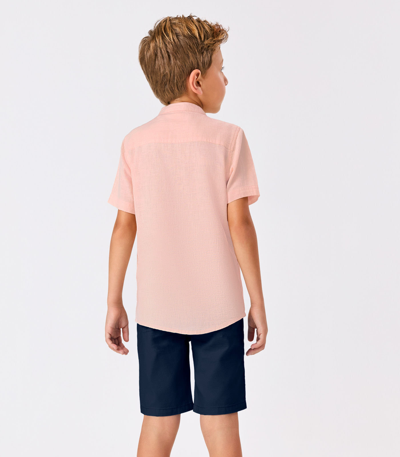 Conjunto Menino Camisa Com Bermuda Trick Nick Rosa 10
