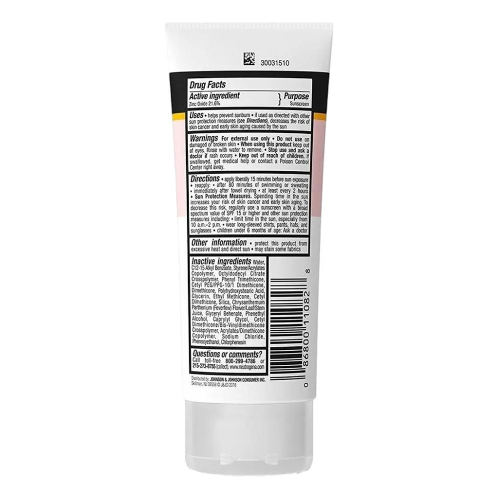 Miniatura Protetor Solar Neutrogena Pure & Free Baby 50 Spf 88Ml