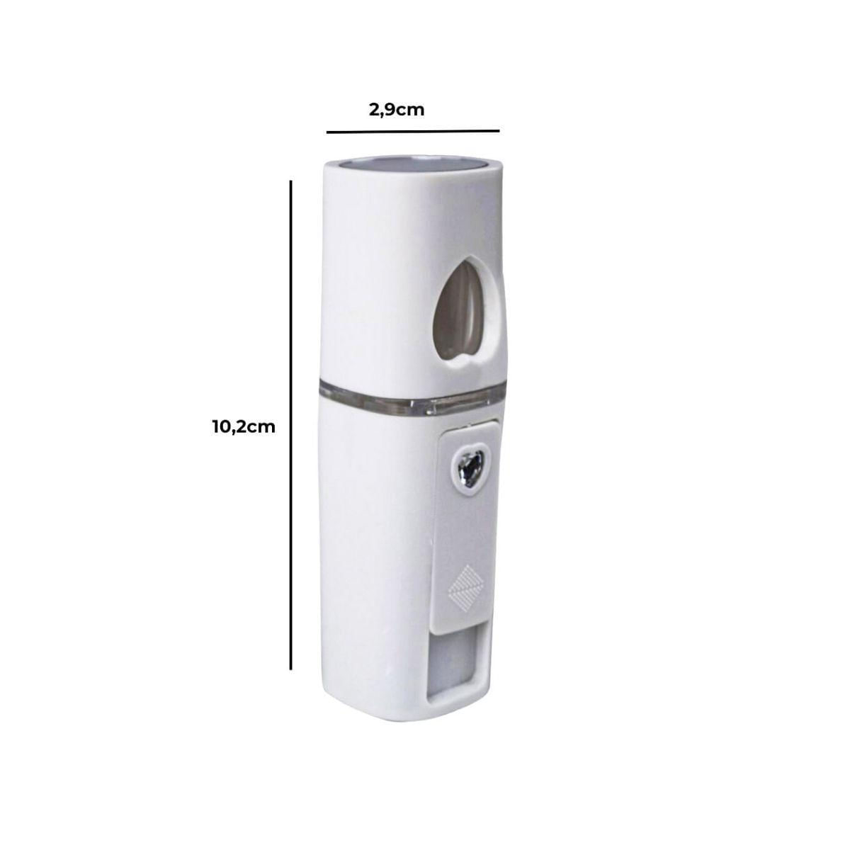 Miniatura Nano Spray Vaporizador Facial Cílios Portátil Recarregável