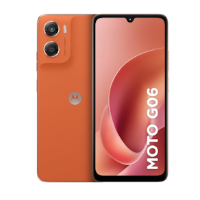 Smartphone Motorola Moto g06 4G Tela 6,9” 128GB Câmera 50MP Laranja
