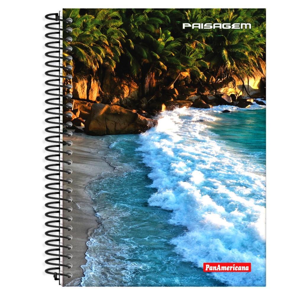 Miniatura Caderno Universitário Capa Dura Espiral 20 Matérias 400 Fls
