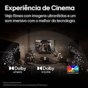 Smart TV 4K 55" LG OLED evo OLED55C4 com Processador a9 Ger7 AI, Painel 144Hz, Intensificador de Brilho, Design Ultra Slim, Dolby Vision e Dolby Atmos