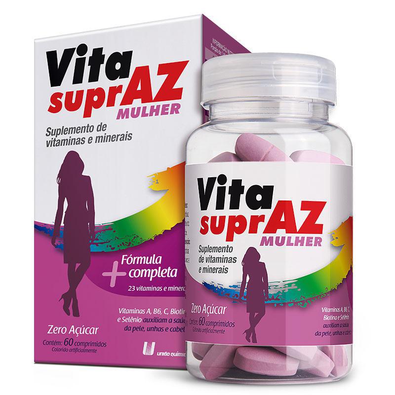 Miniatura Combo Vita Supra Az Vitamina Para Mulheres Zero Açúcar 240Cp