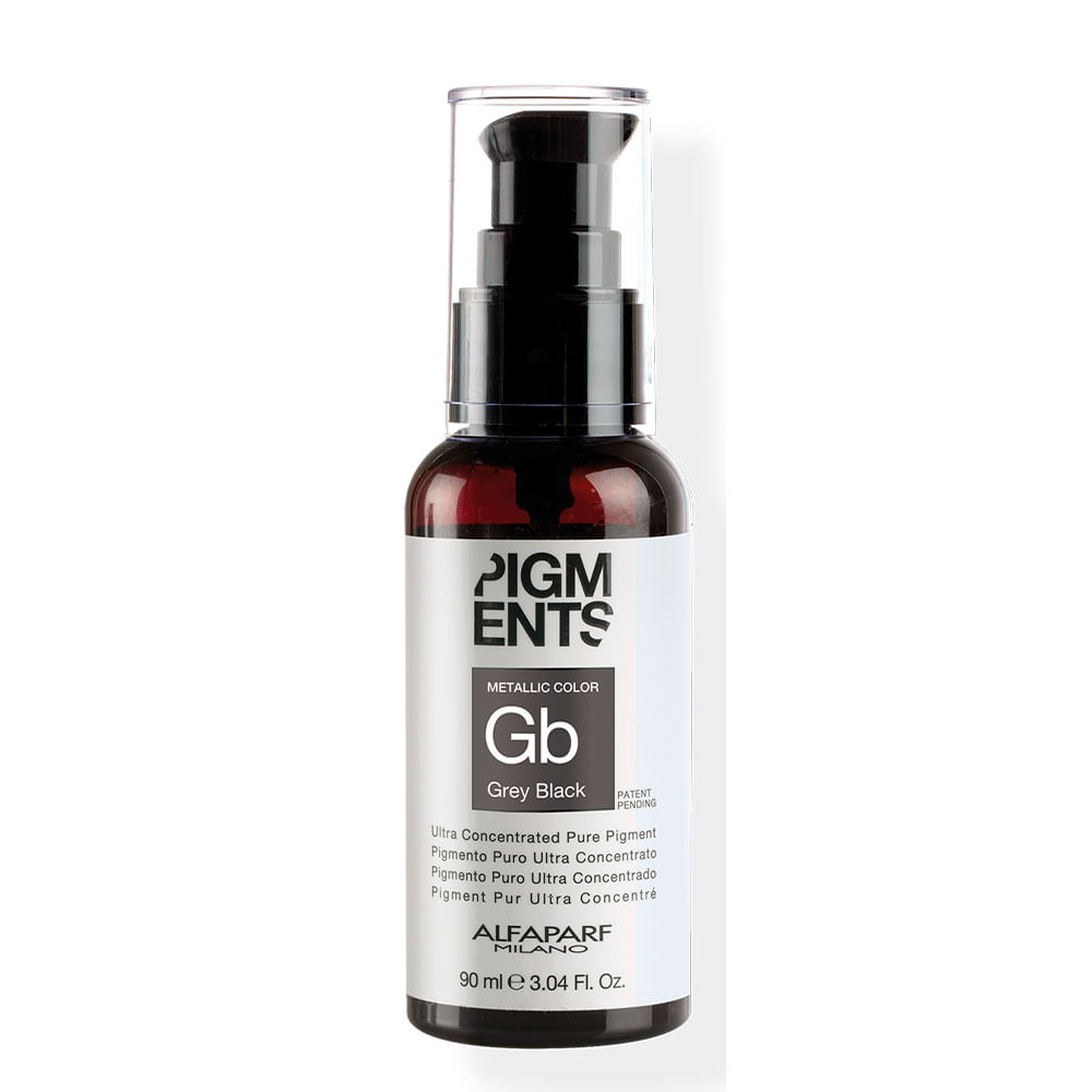 Miniatura Pigmento concentrado Preto e Cinza Alfaparf Milano Pigments Pure Pigment 90ml