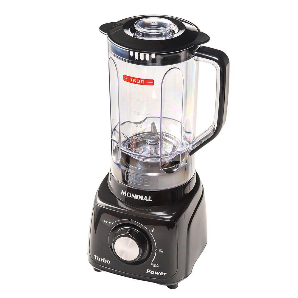 Liquidificador Mondial Turbo Power L-99-fb Liquidificador-220v-preto 220V
