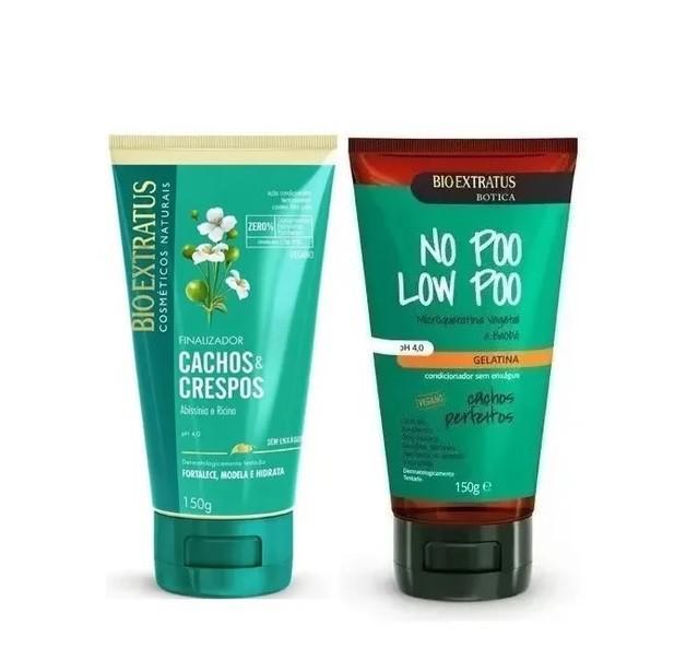 Miniatura Kit Finalizador Cachos Crespos Gelatina Botica Cachos 150G Finalizador - Cabelo - Botica - Bio extratus - Cachos, crespos - 150g