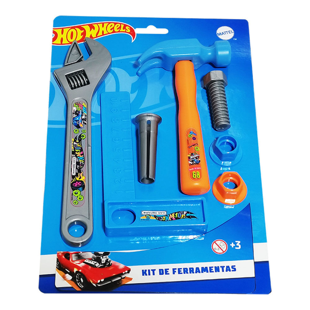 Miniatura Kit Ferramenta Hot Whells Mattel 3+ Anos Sortidos
