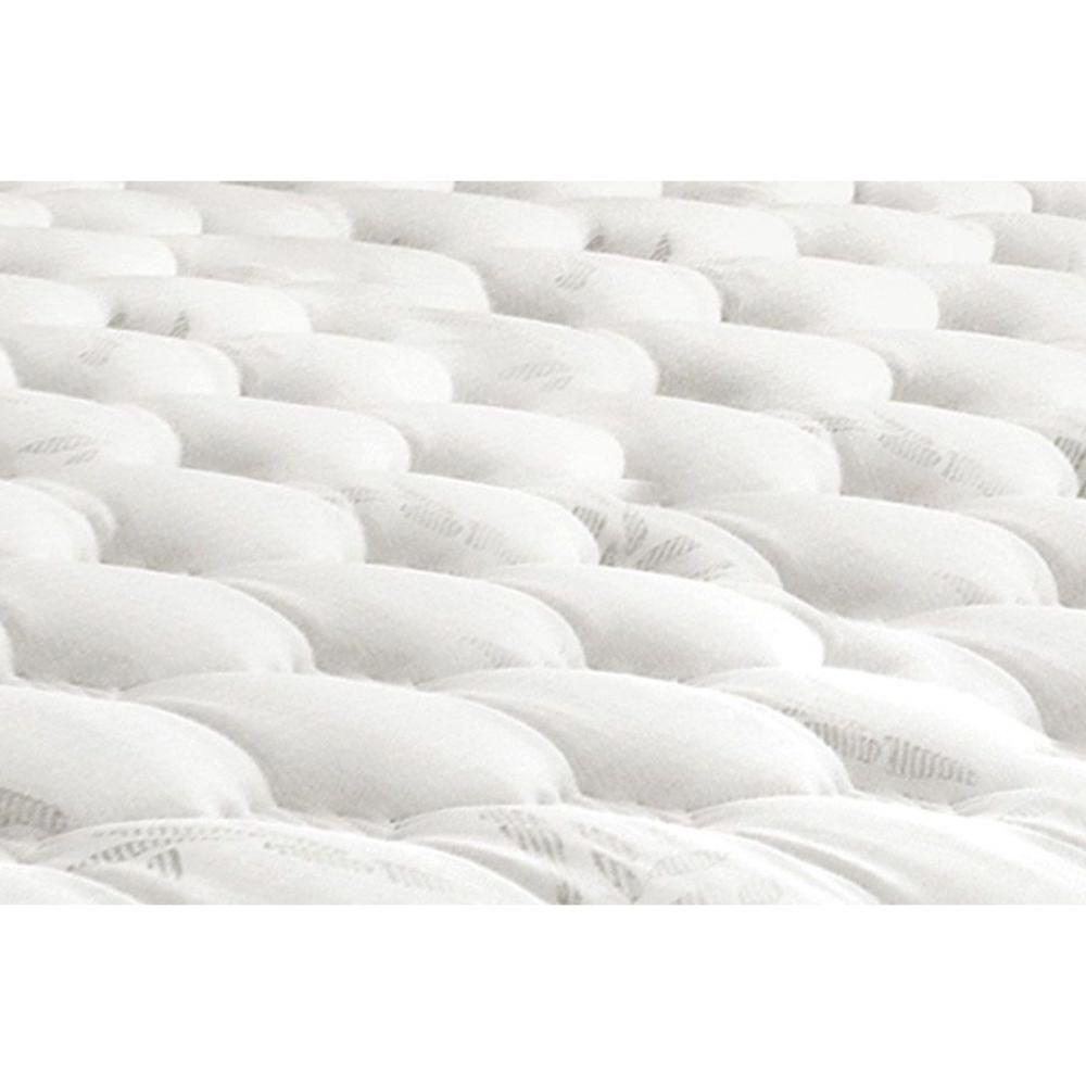 Miniatura Cama Box Baú King: Colchão Molas Castor Pocket Silver Star Air Max 3D + Base Clean(193X203)