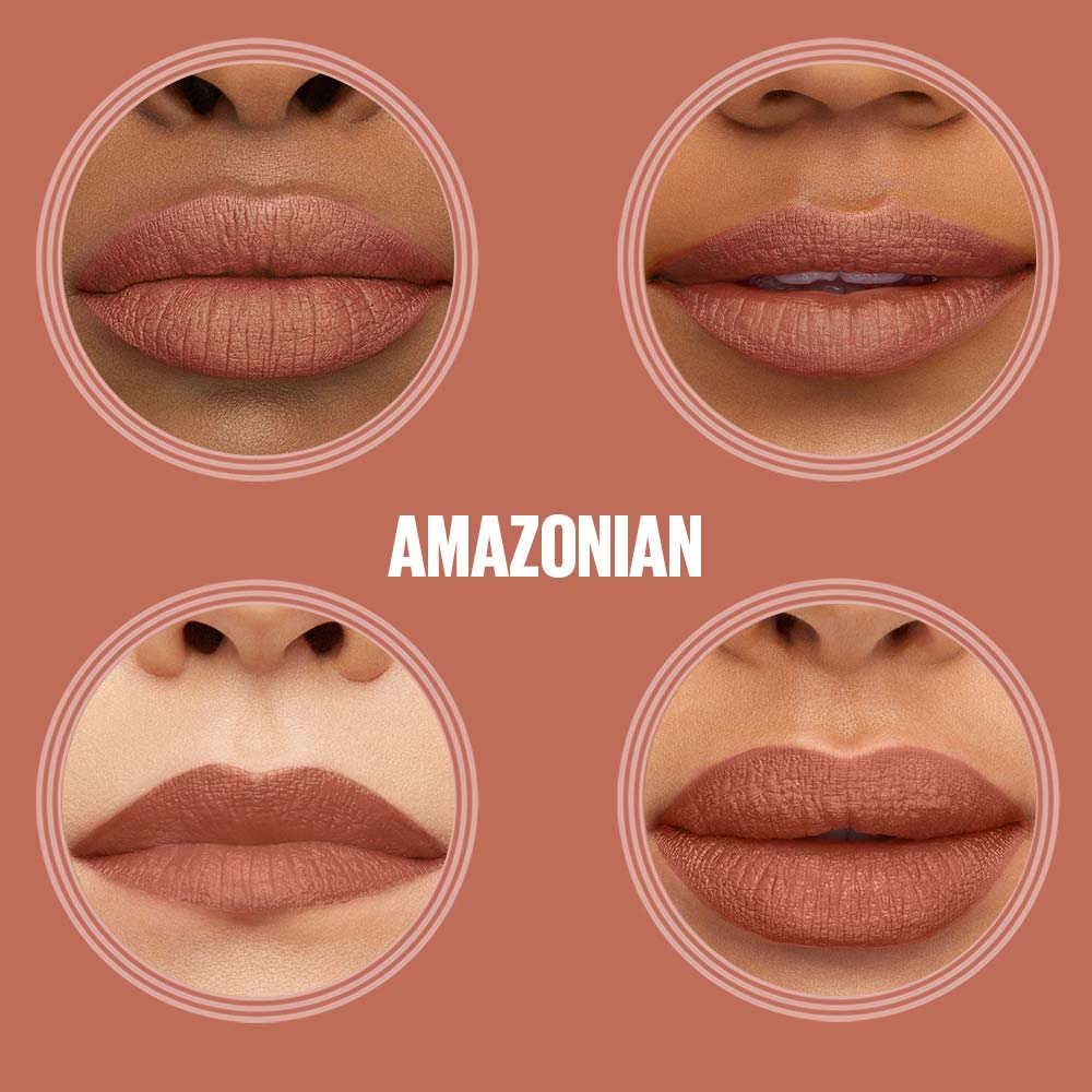 Miniatura Batom Líquido Super Stay Maybelline - Matte Ink Music Collection Amazonian