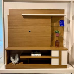 Estante Home 1,81 Madetec Alan para TV de até 55” Natural/Off White