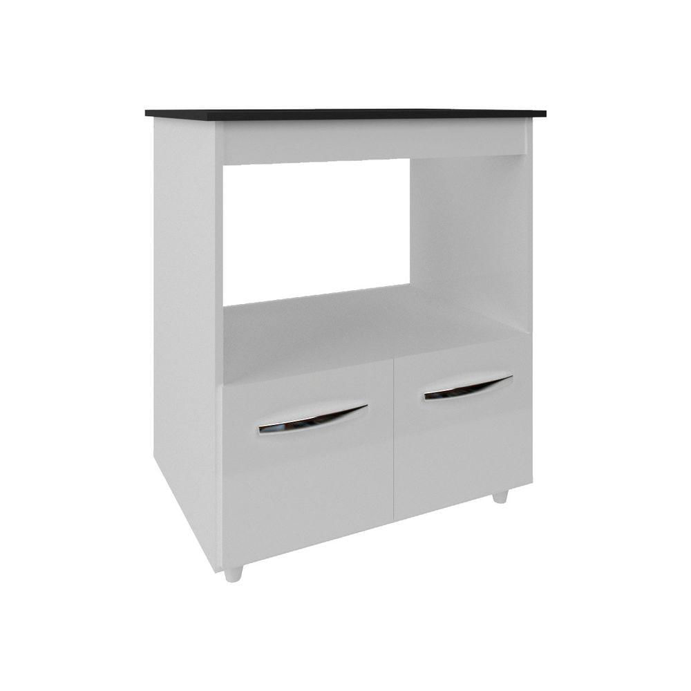 Miniatura Balcão Armário De Cozinha Para Fogão Cooktop 4 Bocas E Forno Elétrico Evelyn Mobília Decor Branco