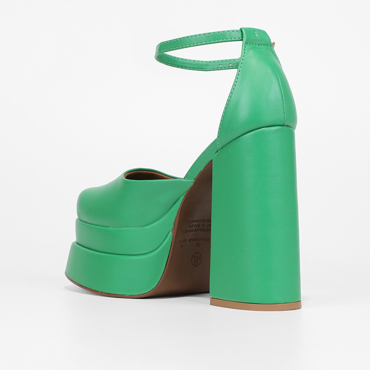 Miniatura Scarpin Shoestock Meia Pata Plataforma Boneca Verde - 35