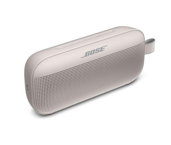 Miniatura Caixa Som Bose Soundlink Flex Bluetooth Speaker White Smoke