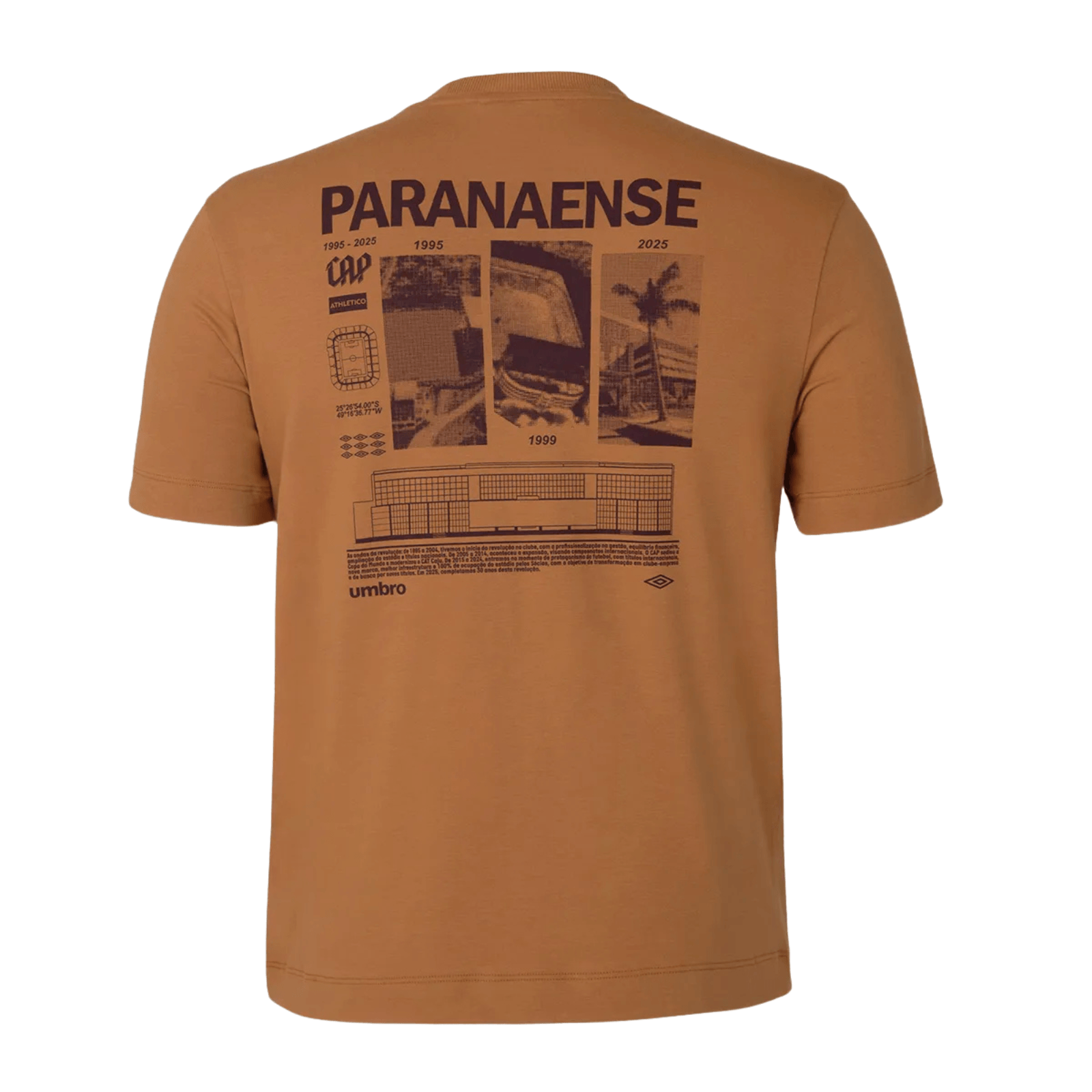 Miniatura Camisa Masculina Athletico Concentração 2025 Dourado TAM 2G