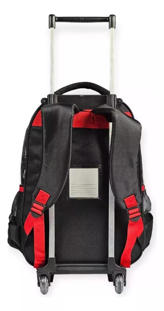 Miniatura Kit Mochila Rodas Lancheira E Estojo Homem Spider Escolar