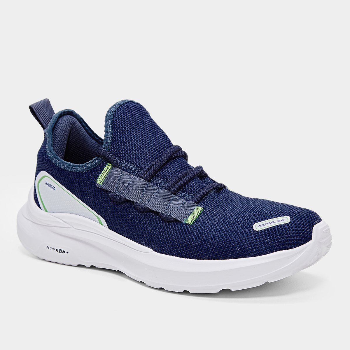 Miniatura Tênis Rainha Impulse Masculino Azul Petróleo+Branco - 38