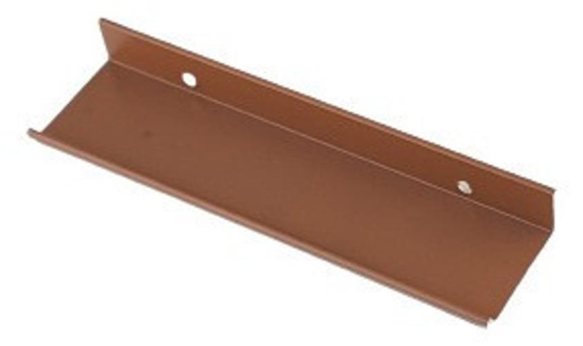 Miniatura Kit 10 Puxador Slim Rose Gold Cozinha Armário Alumínio 12Cm