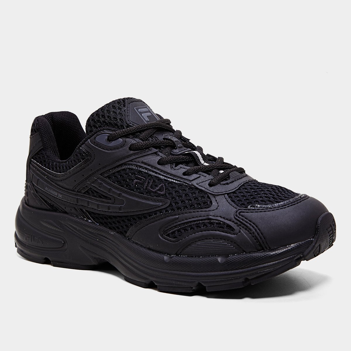 Miniatura Tênis Fila Runner 2k Masculino Preto+Grafite - 38