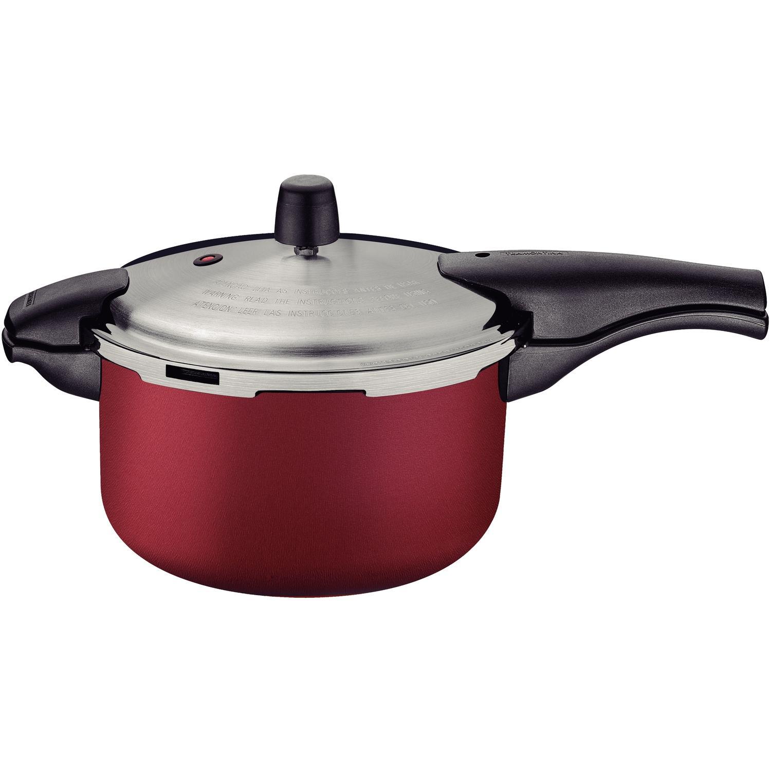 Miniatura Panela De Pressão Tramontina Vancouver 6L 24Cm Vermelha