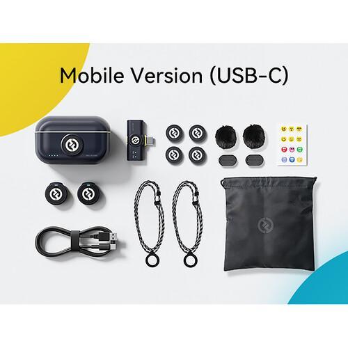 Miniatura Microfone Hollyland Lark M2 Duo Usb-C Duplo 2 Pessoas Sem
