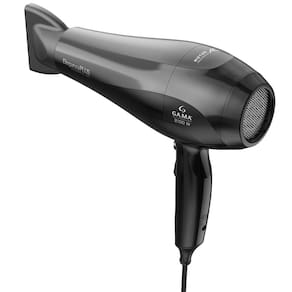 Miniatura Secador de Cabelos GA.MA Italy Eleganza Plus Ceramic Ion Motor AC 2100W - Preto 110V