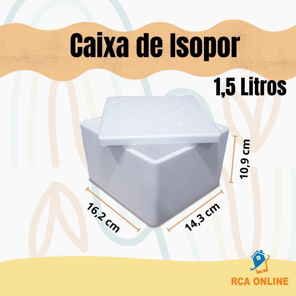 Miniatura Caixas De Isopor Eps 1,5 Litros 5 Unid Medicamentos Sorvetes