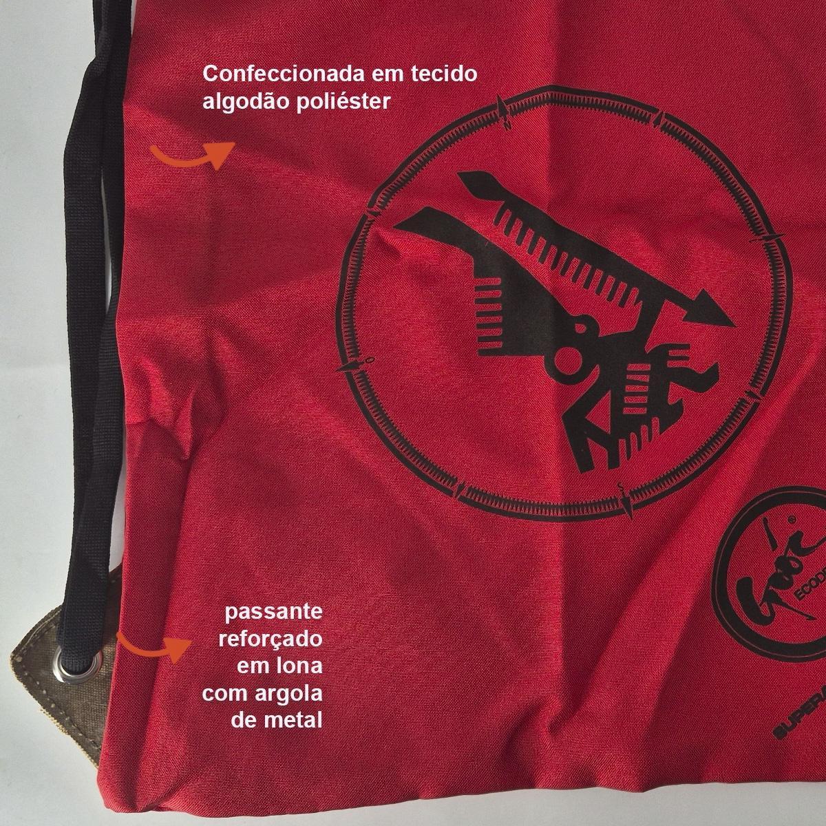 Miniatura Mochila Saco - Sacochila Goóc Ecodesign Esportiva
