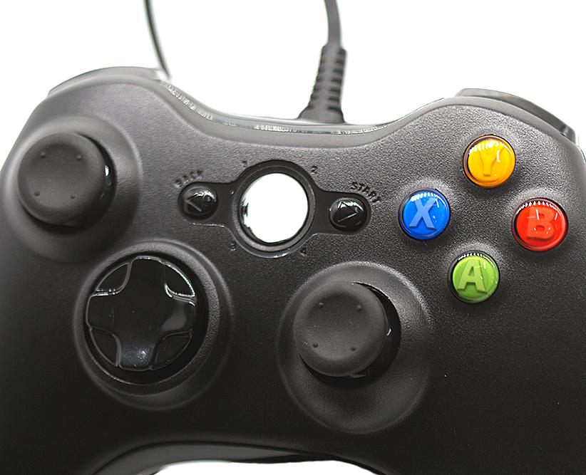 Miniatura Controle Xbox 360 Com Fio E Pc Slim Joystick