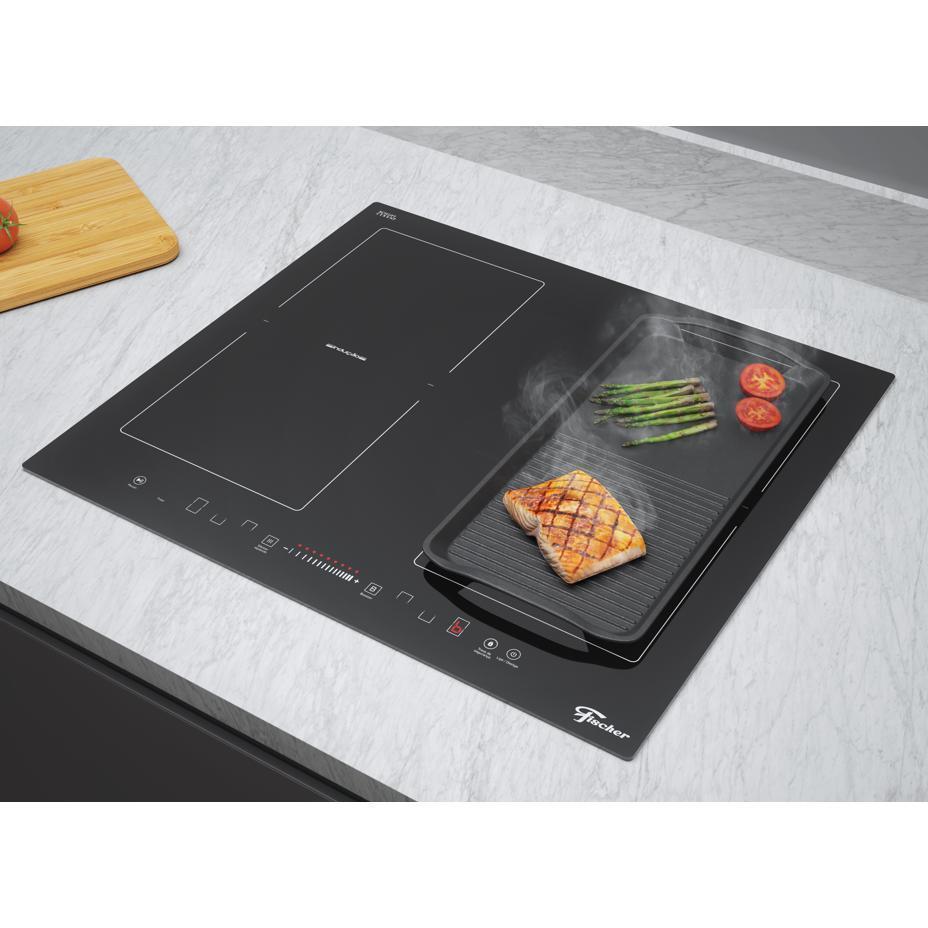 Miniatura Fogão Cooktop Fischer 4Q Smartzone Indução Vitrocerâmica