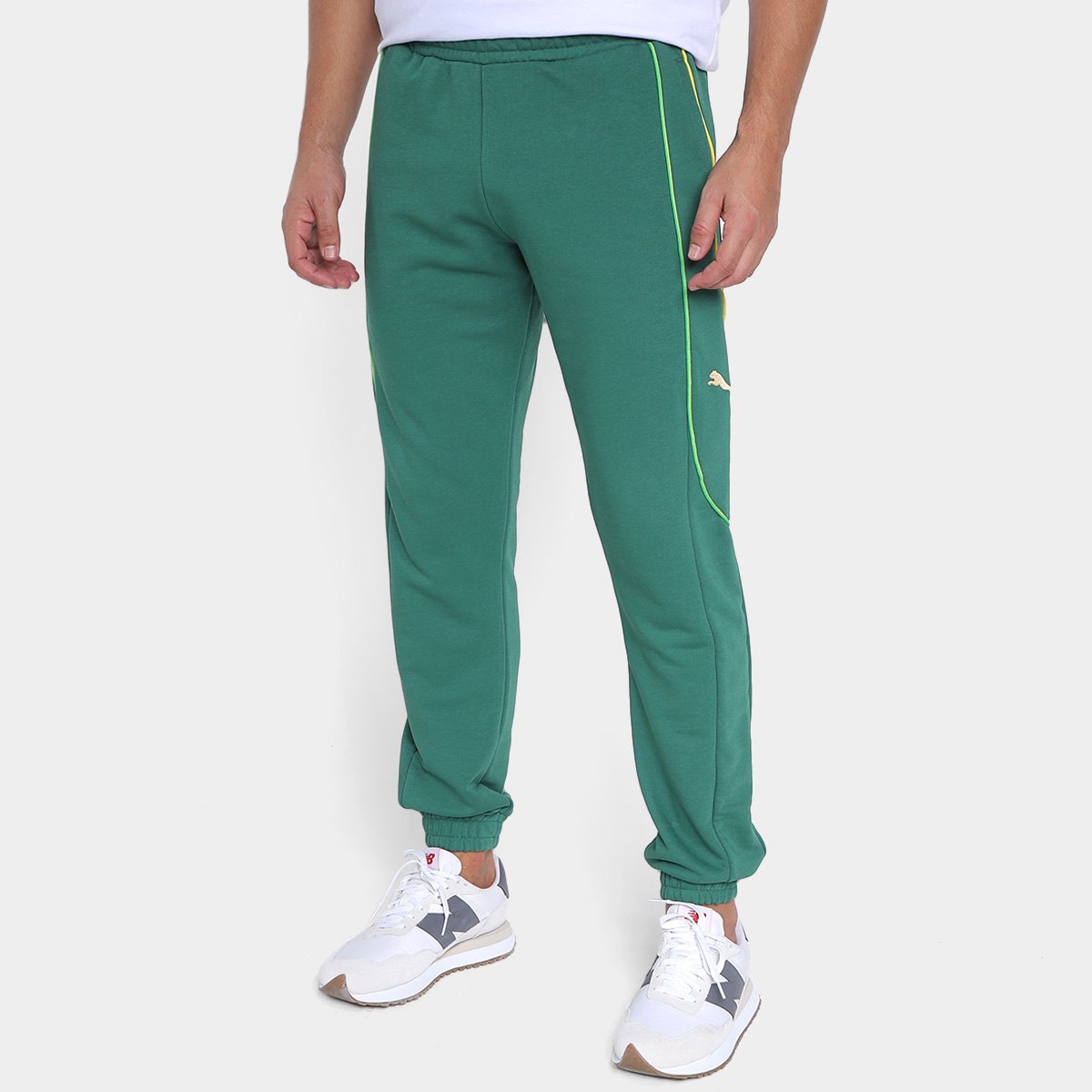 Miniatura Calça Puma Pelé King Masculina Verde - G