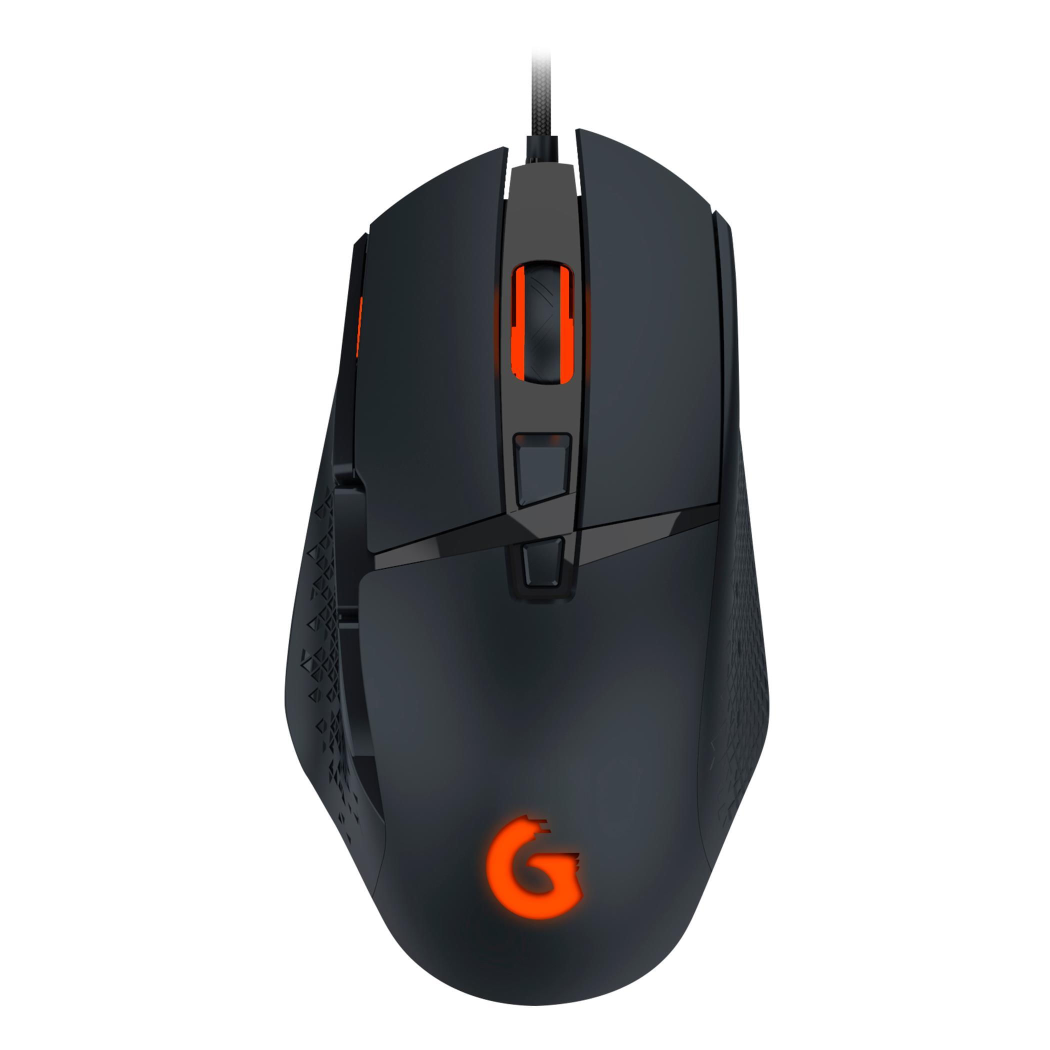 Miniatura Mouse Gamer Usb Rgb Optico 12400 Dpi 8 Botoes P Jogo Premium