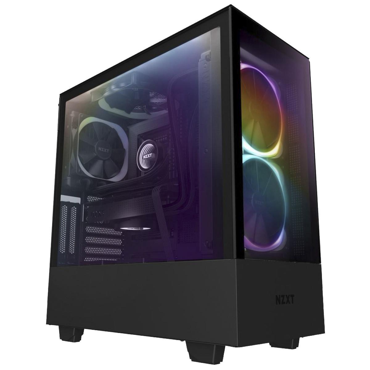 Gabinete Gamer Nzxt H510 Elite Black 2 Fans Ca-H510E-B1 Preto - Gabinete para computador - Nzxt - Gamer